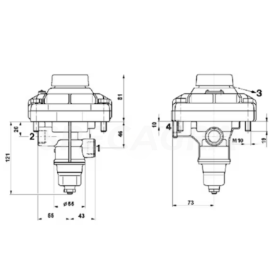 Oro valdymo vožtuvas 4712000087 8bar 5 Oro valdymo vožtuvas 4712000087 8bar 5