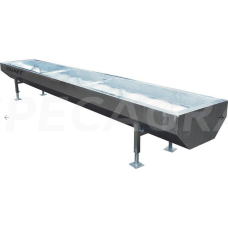 Pašarų lovys cinkuotas 6x0,8x0,38 m 1120288