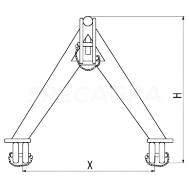 Pakabos trikampis TL150779 1 Pakabos trikampis TL150779 1