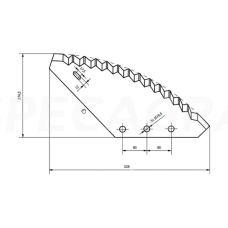 Peilis dalintuvo FM01134C