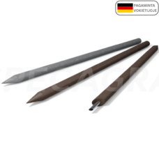 Perdirbto plastiko kuolai su metaline šerdimi 80mm/200cm 3000193