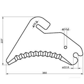 Peilis 5250982210900F 363 mm 1 Peilis 5250982210900F 363 mm 1