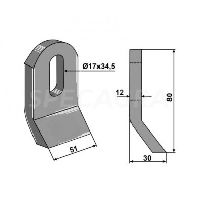 Peilis 63-MUE-06 Peilis 63-MUE-06