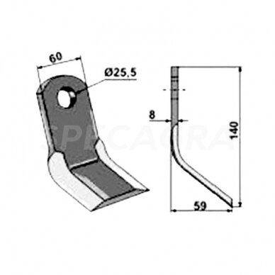 Peiliukas FERRI FD-FEI-04 1 Peiliukas FERRI FD-FEI-04 1