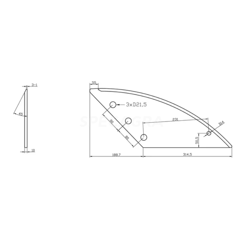 Peilio laikiklis FM01E05 1