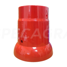 Pieno separatoriaus plast. korpusas