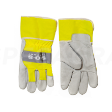 Pirštinės odinės atspindinčios šviesą