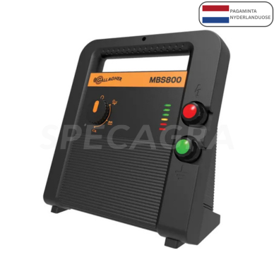 Piemuo elektrinis "Gallagher MBS800" 12/230V 8/4,9J G390414 Piemuo elektrinis "Gallagher MBS800" 12/230V 8/4,9J G390414