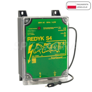 Piemuo elektrinis REDYK S4 230V 3/2,1J 10565 Piemuo elektrinis REDYK S4 230V 3/2,1J 10565
