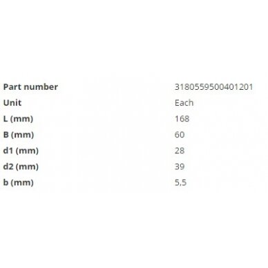 Pirštas preso suink. 5595/004-01-201 1