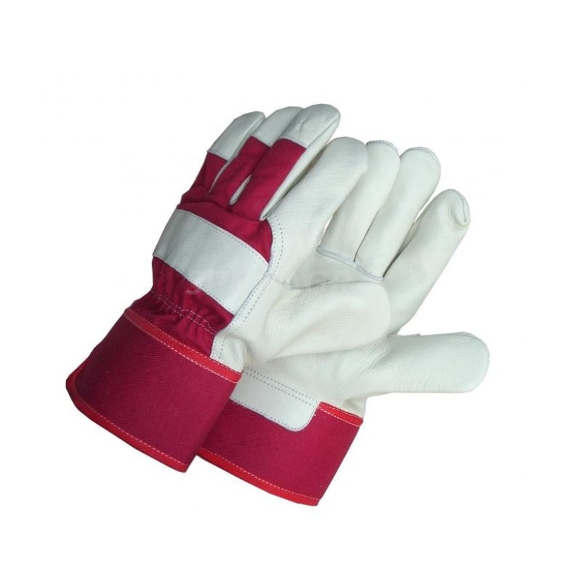 Pirštinės 88PASA natūralios odos raudonos