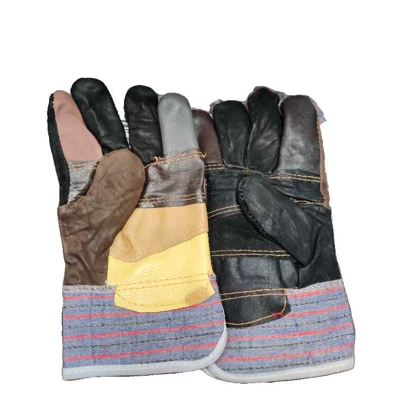 Pirštinės darbinės žieminės versta oda