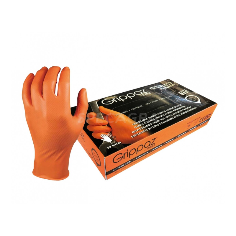 Pirštinės vienkartinės nitrilinės Drippaz M-Safe Pirštinės vienkartinės nitrilinės Drippaz M-Safe