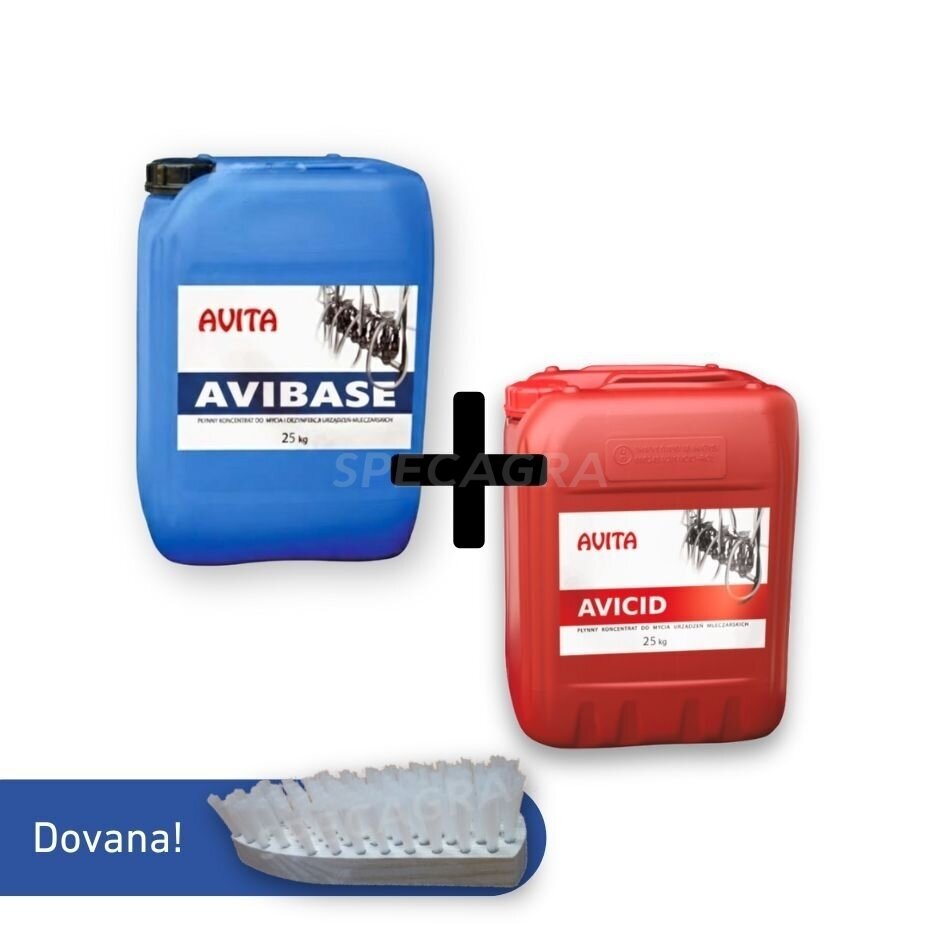 Pieno linijų priežiūros priemonių rinkinys AVITA Pieno linijų priežiūros priemonių rinkinys AVITA