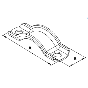 Plokštelė U formos jungčiai 60 71000312 1