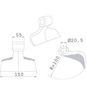 Plaktukas Agrimaster 3001119 CK1170 1 Plaktukas Agrimaster 3001119 CK1170 1
