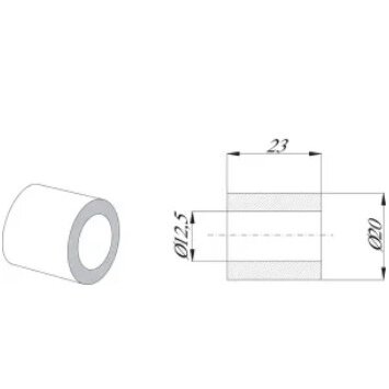 Plaktuko įvorė BH4754 1 Plaktuko įvorė BH4754 1
