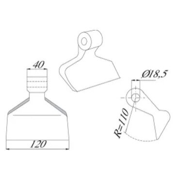 Plaktukas R18063-RM-4-18 Plaktukas R18063-RM-4-18
