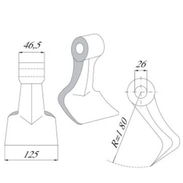 Plaktukas Maschio 495T30004027R