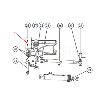 Plūgo korpusas 1153/02-100/1 Plūgo korpusas 1153/02-100/1