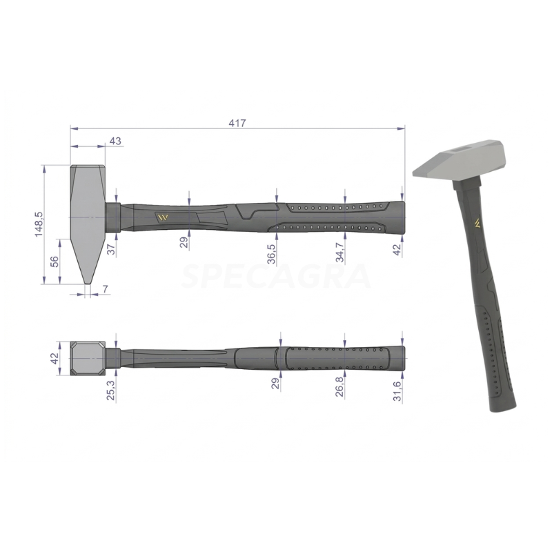 Plaktukas 1500g 1 Plaktukas 1500g 1