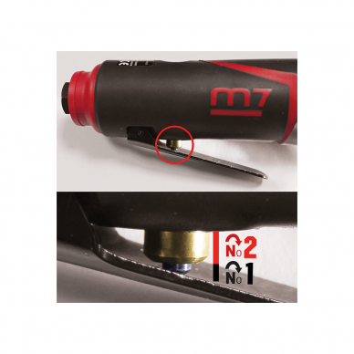 Pneumatinė terkšlė M7 1/2 135Nm 1 Pneumatinė terkšlė M7 1/2 135Nm 1