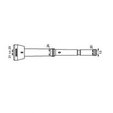 Pospeninė guma SGS-05 silikoninė komplektas Ø13 x Ø26