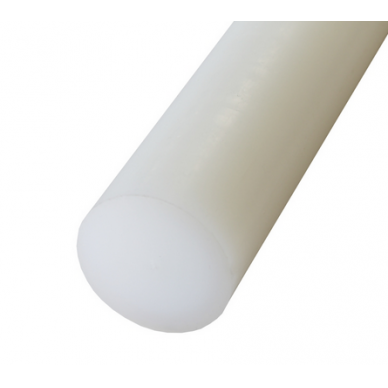 Poliamidas PA6 CN apv. 100mm baltas Poliamidas PA6 CN apv. 100mm baltas