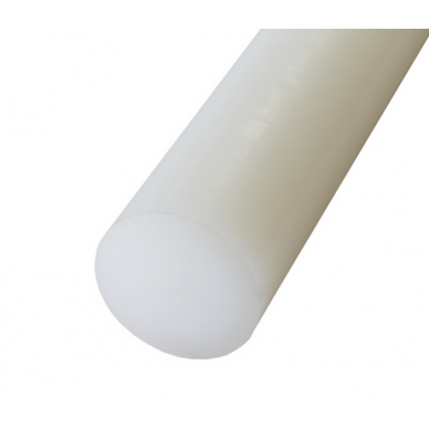 Poliamidas PA6 CN apv. 130mm baltas Poliamidas PA6 CN apv. 130mm baltas