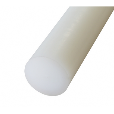 Poliamidas PA6 CN apv. 25mm baltas Poliamidas PA6 CN apv. 25mm baltas