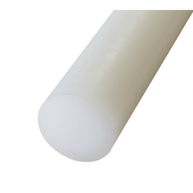 Poliamidas PA6 CN apv. 40mm baltas Poliamidas PA6 CN apv. 40mm baltas