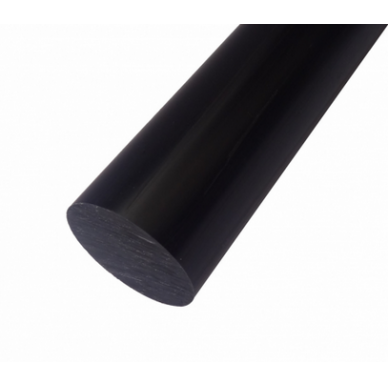 Poliamidas PA6 MG CN apv. 160mm juodas Poliamidas PA6 MG CN apv. 160mm juodas