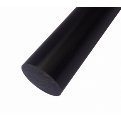 Poliamidas PA6 MG CN apv. 40mm juodas Poliamidas PA6 MG CN apv. 40mm juodas