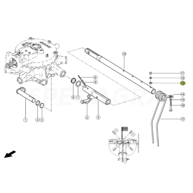 Poveržlė fiksavimo 0009095682 1 Poveržlė fiksavimo 0009095682 1