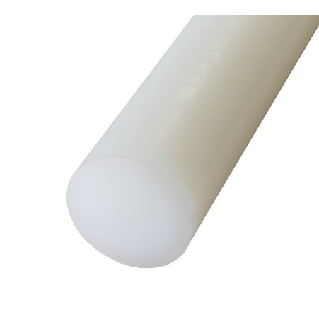 Poliamidas PA6 CN apv. 55mm baltas Poliamidas PA6 CN apv. 55mm baltas