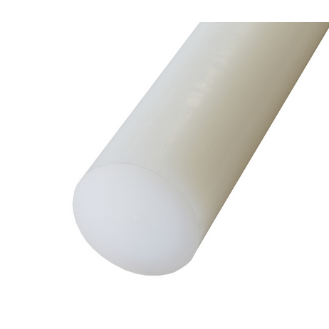 Poliamidas PA6 CN apv. 130mm baltas Poliamidas PA6 CN apv. 130mm baltas