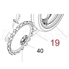 Prispaudėjas sėklos HORSCH 60051416 dešinė.p. Avatar kompl.
