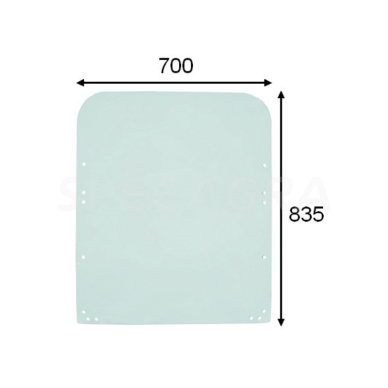 Priekinis stiklas bobcat 7209964 Priekinis stiklas bobcat 7209964