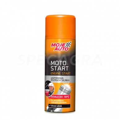 Priemonė lengvinanti variklio užvedimą 400ml.Moje Auto.