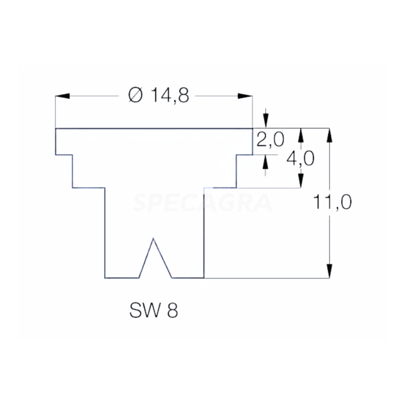 Purkštukas ST 110-05 2