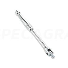 Rankena su lanksčiu 1/4 kvadratu 140mm