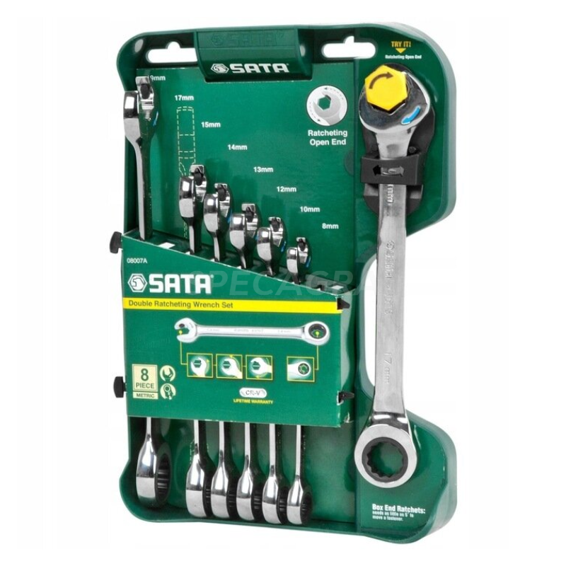 Raktų su terkšle rinkinys 8vnt.08007A