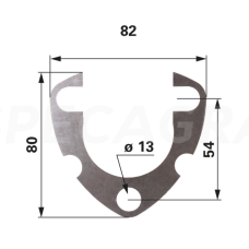 Reguliavimo poveržlė 0.463.4352.0 0,2mm