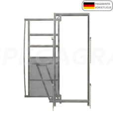 Rėmas su stumdomomis durimis 0,9x2,05m 310108
