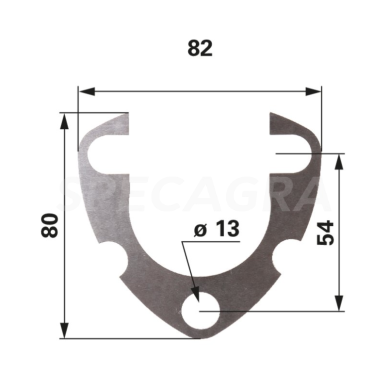 Reguliavimo poveržlė 0.463.4352.0 0,2mm 1
