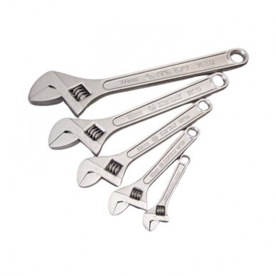 Reguliuojamas veržliaraktis King Tony 375 mm chromuotas 2