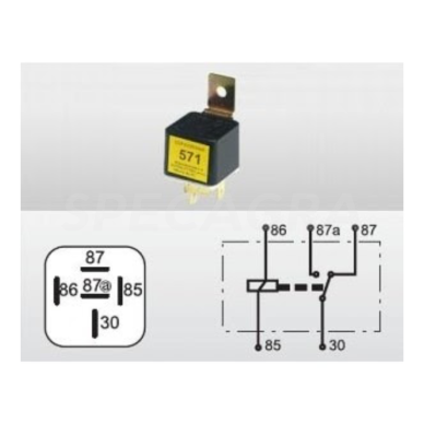 Rėlė 24V 571/10-20A Perjungimo Rėlė 24V 571/10-20A Perjungimo