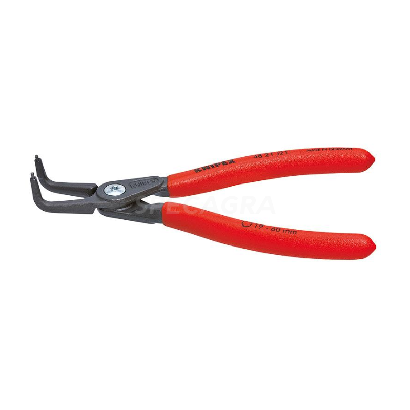 Replės vidiniams žiedams(lenktos)305mm KNIPEX