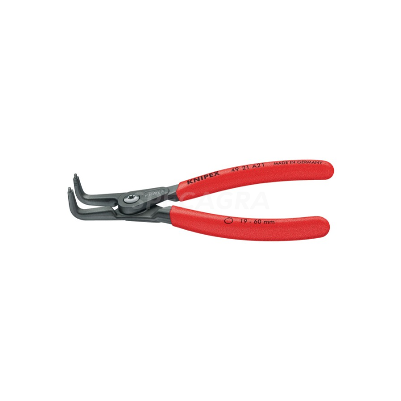 Replės išoriniams žiedams lenkt. galais KNIPEX 4921A21