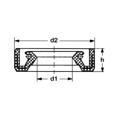 Riebokšlis 35x52x8mm 91201ZE3004 1